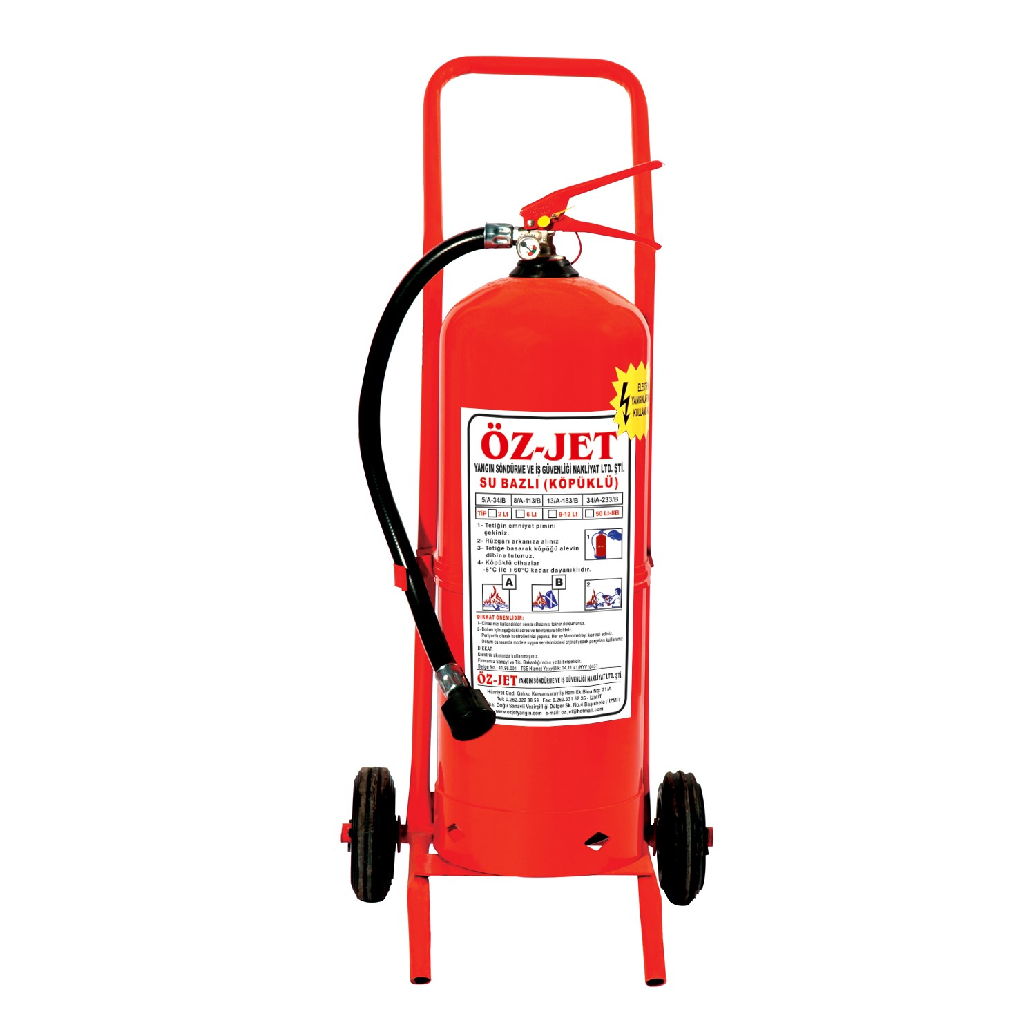 Köpüklü 12 Lt. Arabalı